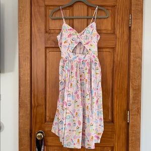 Retrolicious Brand Midi Sweets Dress